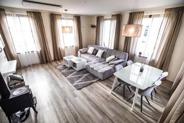 Фото номера Вилла с 2 спальнями Виллы KARKLE VILLA BOUTIQUE г. Каркле 50
