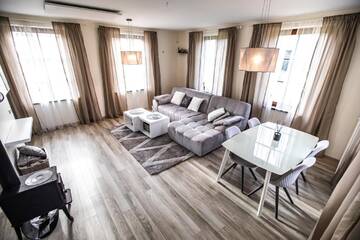 Фото номера Вилла с 2 спальнями Виллы KARKLE VILLA BOUTIQUE г. Каркле 13